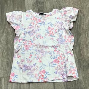 Generation Love floral ruffle tee- XXS